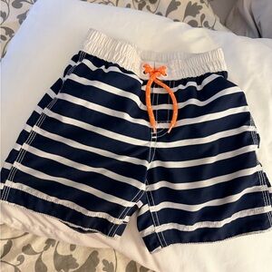 GAP Kids Striped Shorts with Orange Accent
